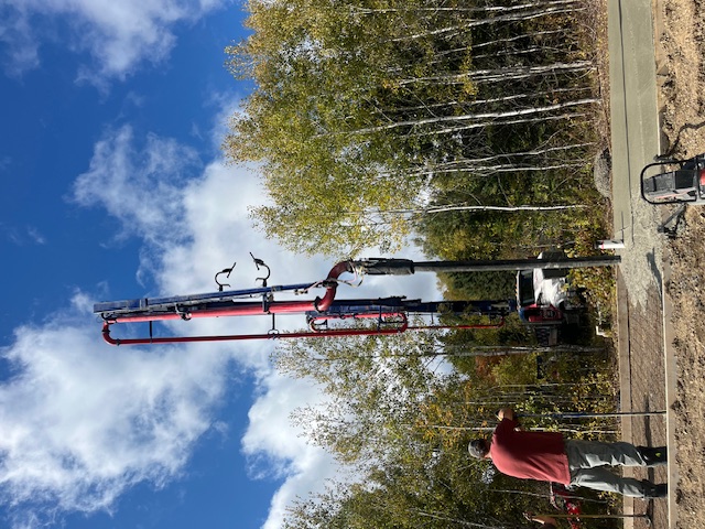 Concrete paving project in Aroostook County